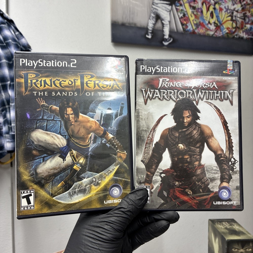 Playstation 2 Prince of Persia - The Sands of Time & Warrior Within with Manuel