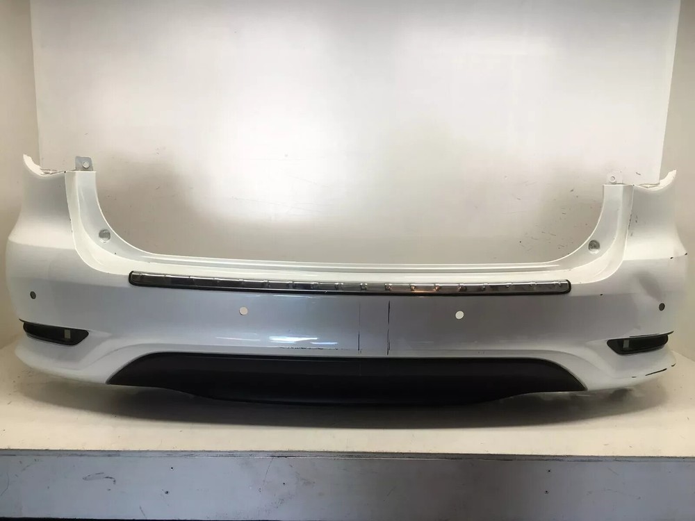 Rear Bumper LOCAL Infiniti QX60 Base/Hybrid w/ Sens Holes w/o Tow PKG 16-18 OEM2