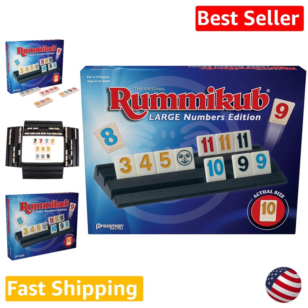 Rummy Tile Game - Easy to Learn, Fast-Paced, Develops STEM Skills - 5