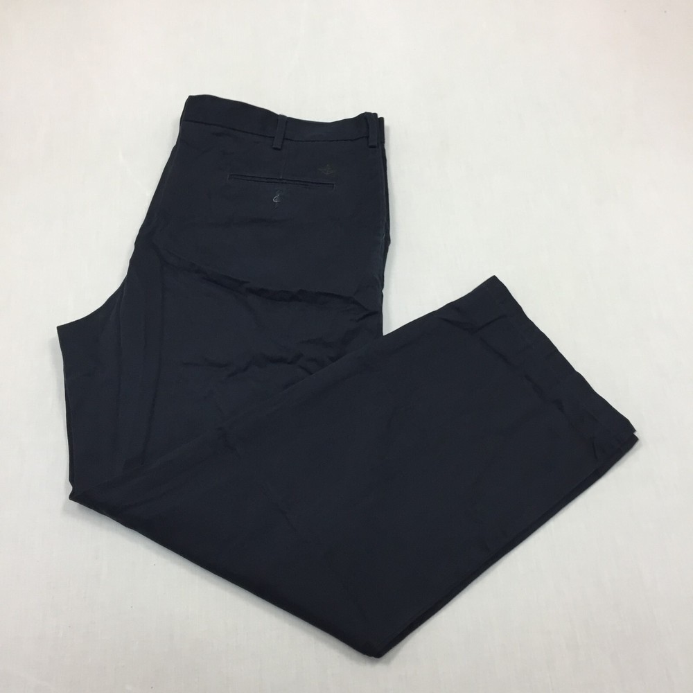 Dockers Chino Trousers Cotton Pants Straight Fit Mens Size 42W 32L Blue