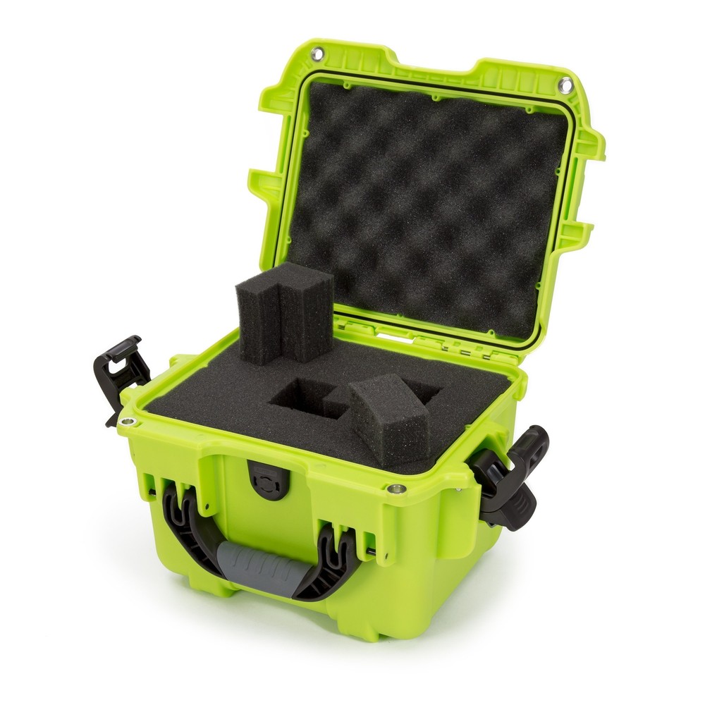 908 Waterproof Hard Case with Foam Insert - Lime