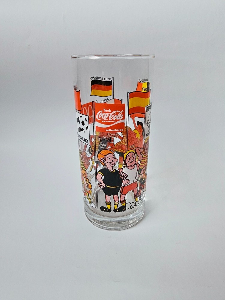 Vintage Espana Spain 82 McDonald's COCA-COLA World Cup Soccer Collectors Glass