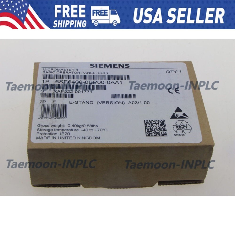 New Siemens 6SE6400-0BP00-0AA1 Basic Operator Panel 6SE6 400-0BP00-0AA1