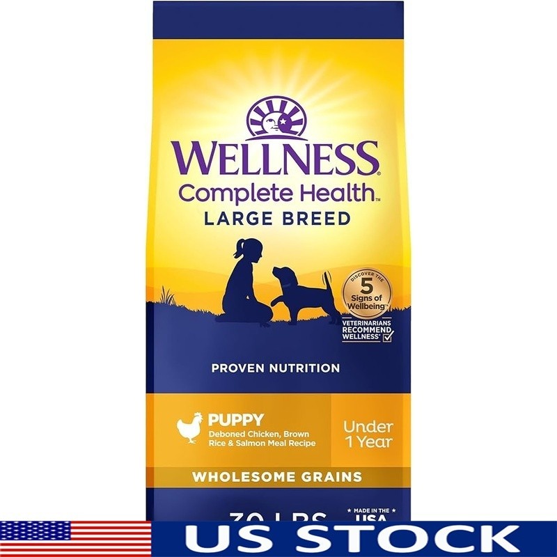 Large Breed Puppy Dry Dog Food Chicken Whole Grains High Protein Joint Support