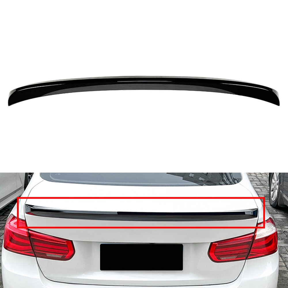Glossy Black Rear Roof Spoiler Lip for BMW F30 F35 F80 M3 Trunk Wing