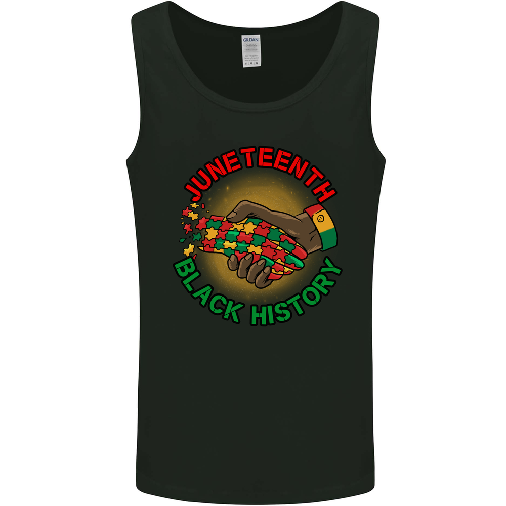 Juneteenth Black History Month Mens Vest Tank Top