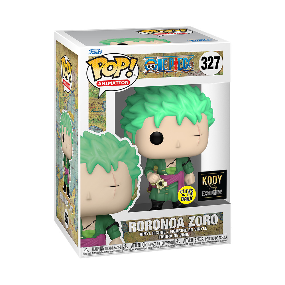 Funko Pop! Vinyl: One Piece - Roronoa Zoro (Glow) - Kody Trading (Kt)...