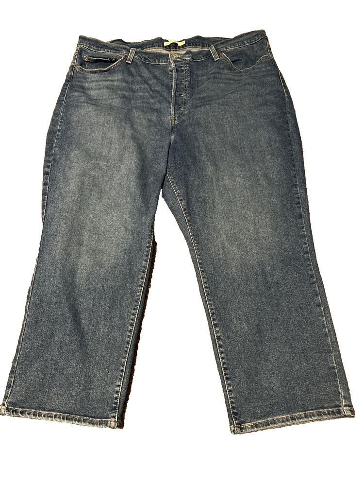 Levis Plus Size Womens Ribcage Straight Ankle Jeans 24W High Quality