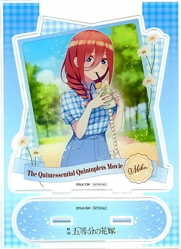 Acrylic Stand Panel Miku Nakano Big Movie The Quintessential Quintuplets