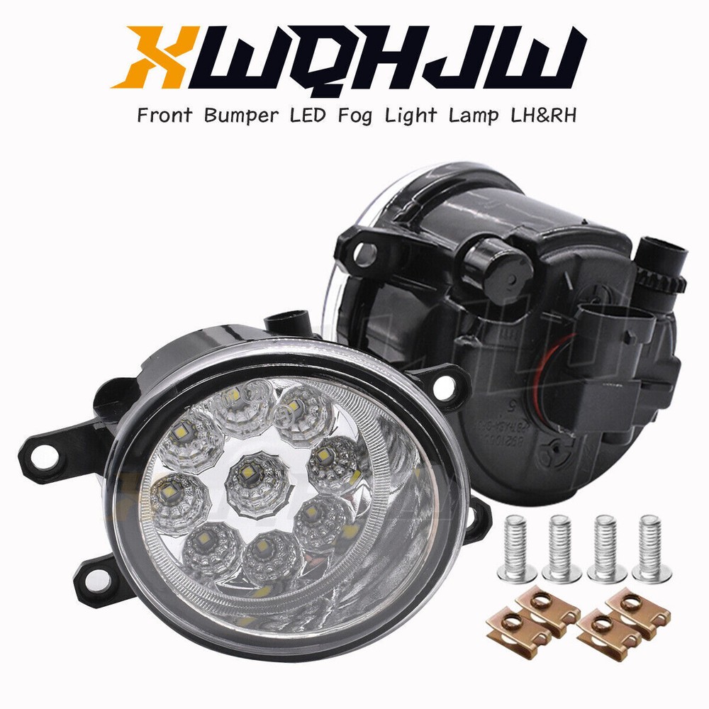 2X LED Bumper Fog Lights Driving Lamp Replacement For 13-17 Subaru XV Crosstrek