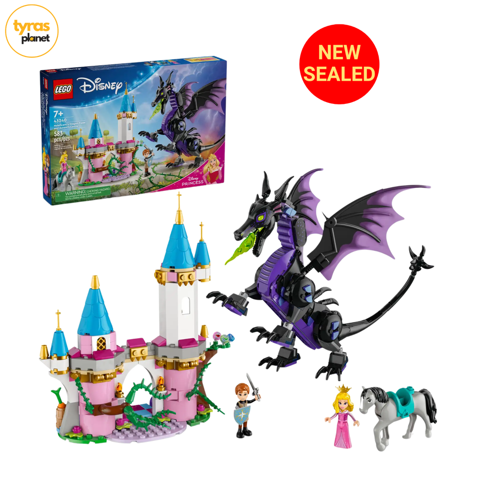 Lego Disney Princess Maleficent's Dragon Form Castle/Horse Toy 43240 New sealed
