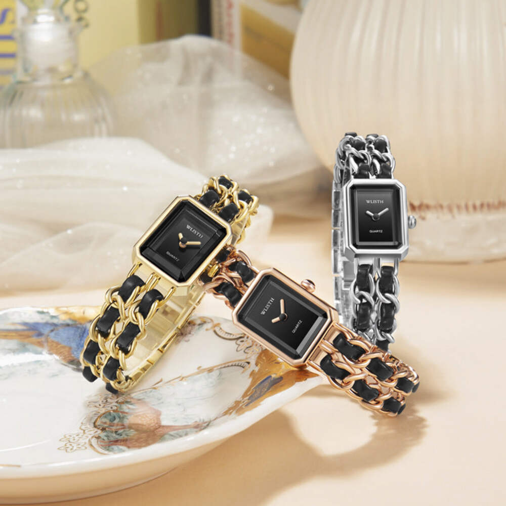 Elegant Waterproof Quartz Watch with Fashion Bracelet for Ladies