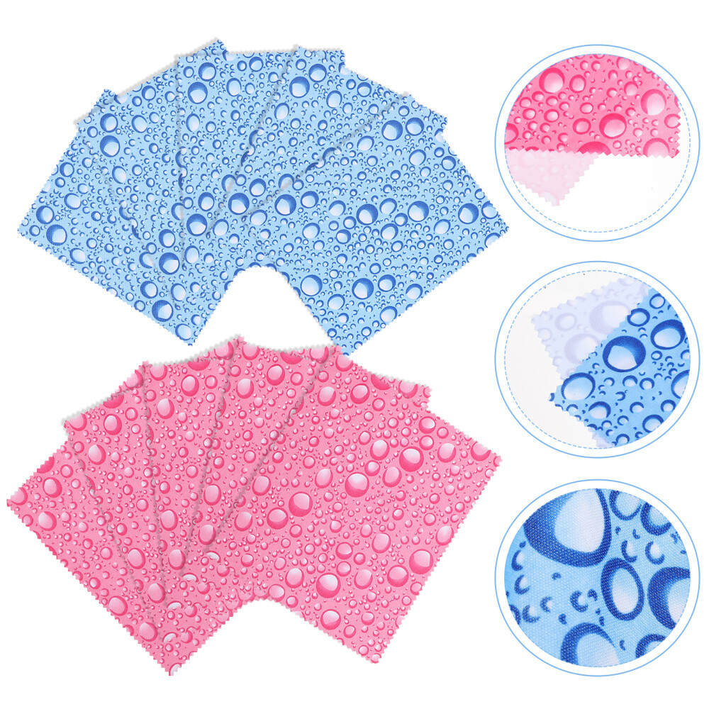 10Pcs Eyeglasses Cleaning Cloths Comfortable Cleaning Cloths Jewelry Wipe