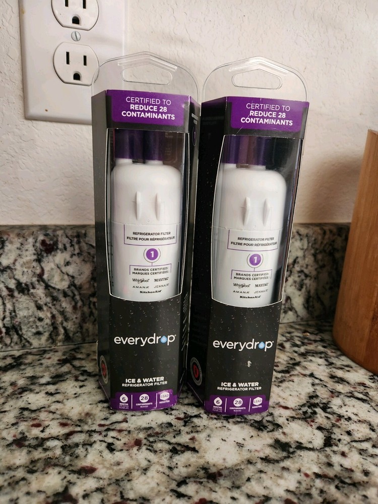 Upgrade Your Fridge with a 2-Pack Ice and Water Refrigerator Filter