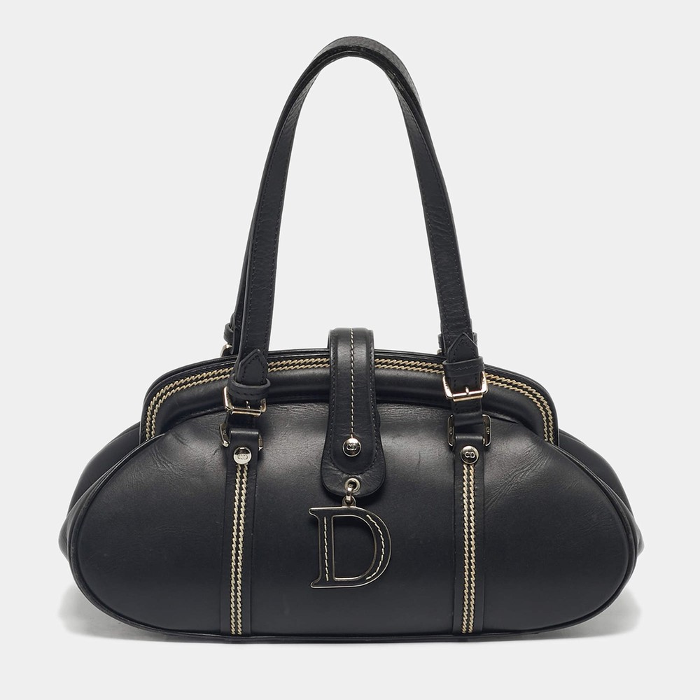 Dior Detective Black Leather Satchels
