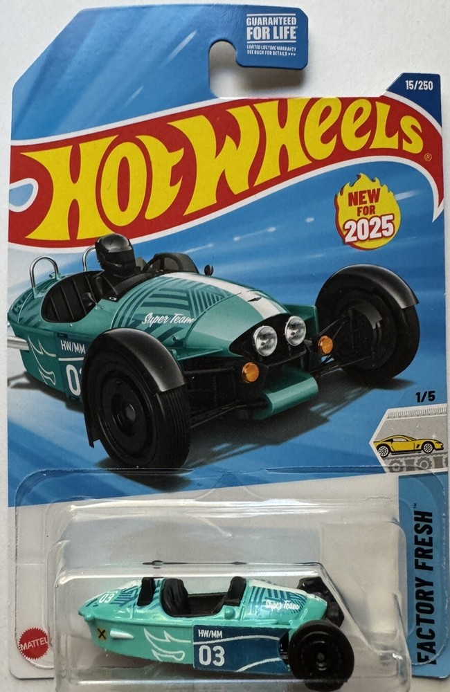 2025 Hot Wheels FACTORY FRESH 1/5 Morgan Super 3 15/250