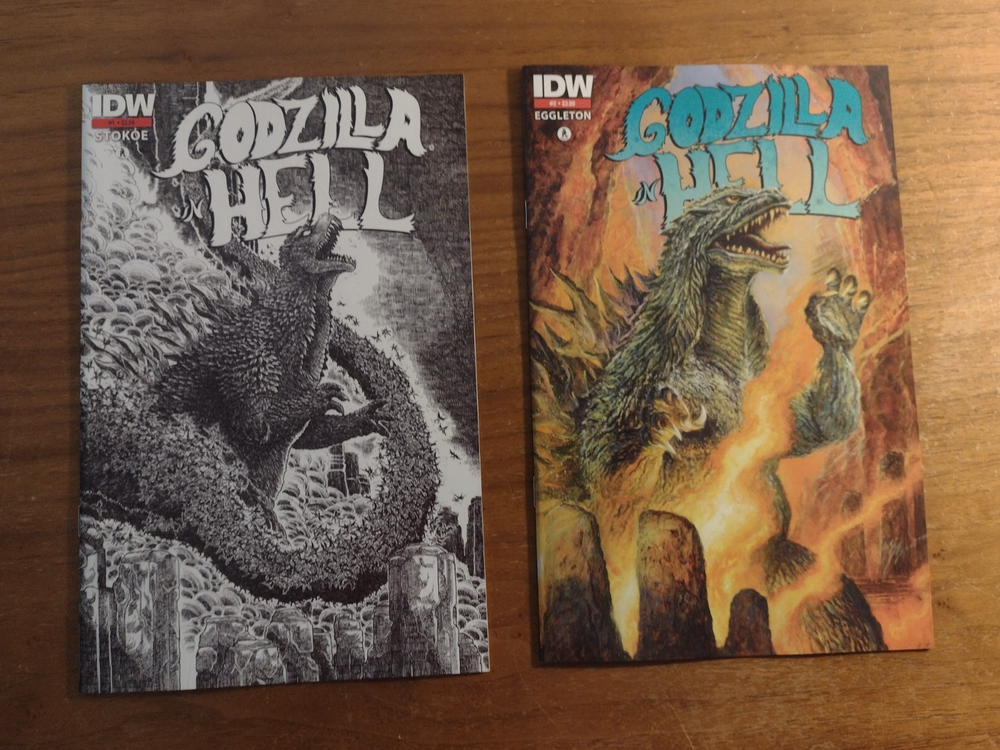 Godzilla in Hell #1 & #2 3rd Print IDW Comics 2015 NM Condition