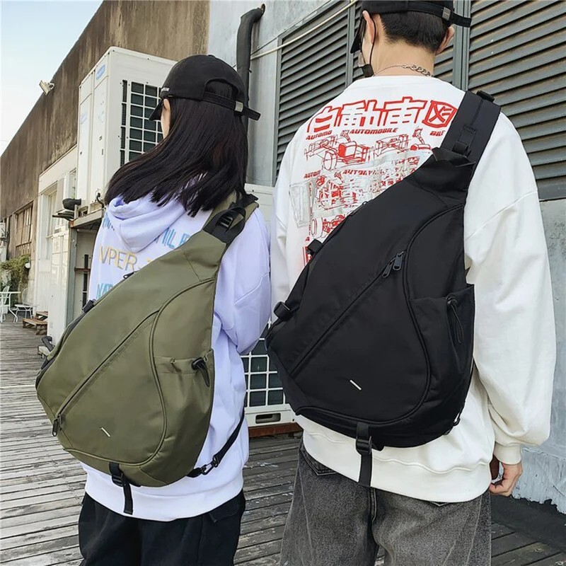 Large Sling Bag Men Women Tactical Crossbody Chest or Shoulder Backpack