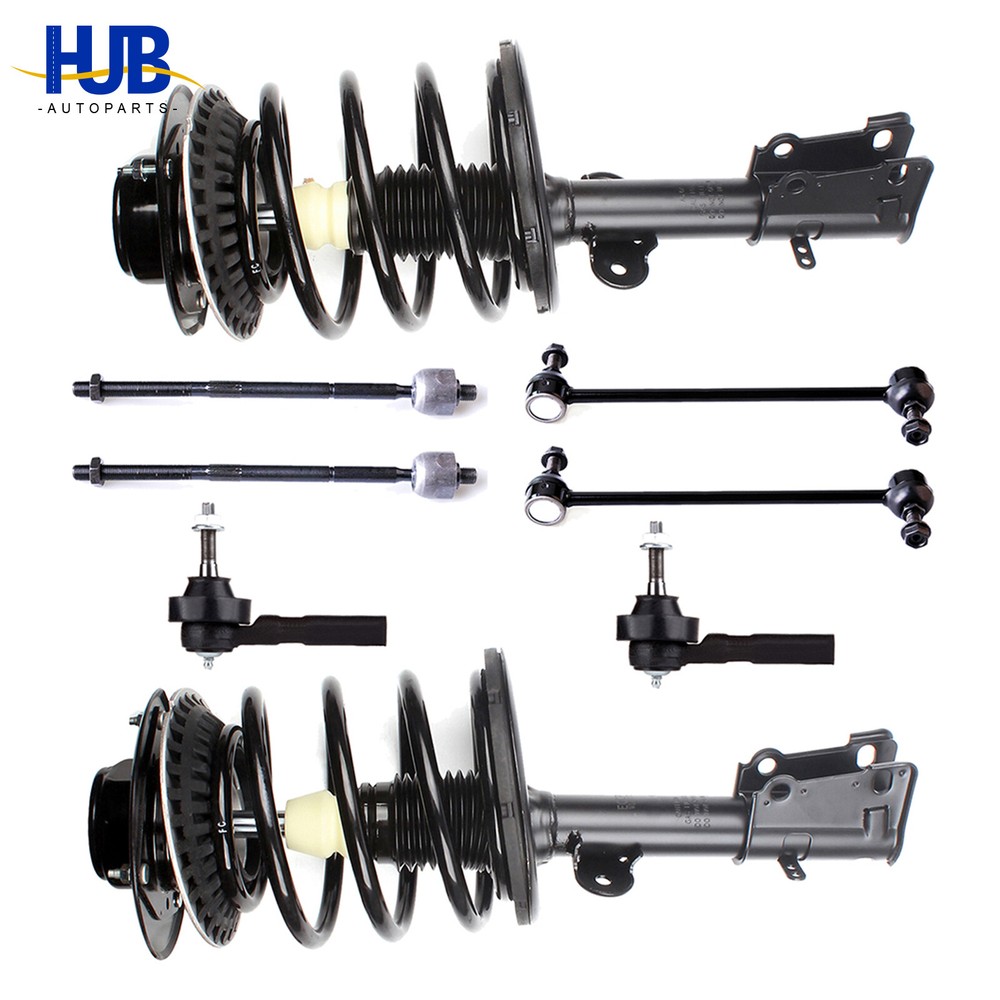 8pcs Front Strut Tie Rod Stabilizer Kit for 2001-2007 Dodge Grand Caravan