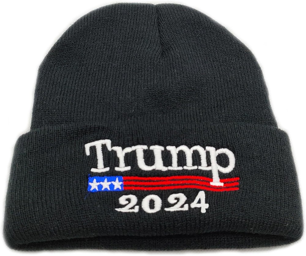 Trump 2024 Beanie Hats Make America Great Again Hat Donald Trump USA MAGA Cap