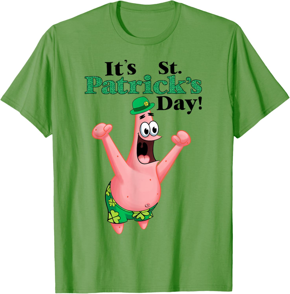 Spongebob St. Patrick's day T-shirt T Shirt