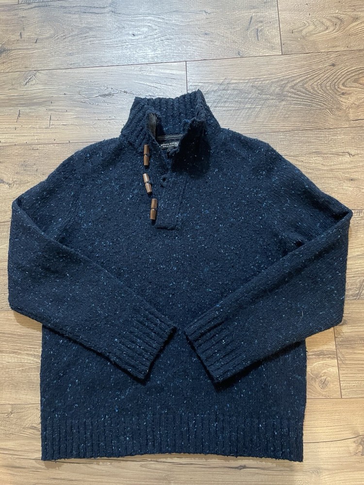 Banana Republic Large Italian Yarn Button-Up Sweater