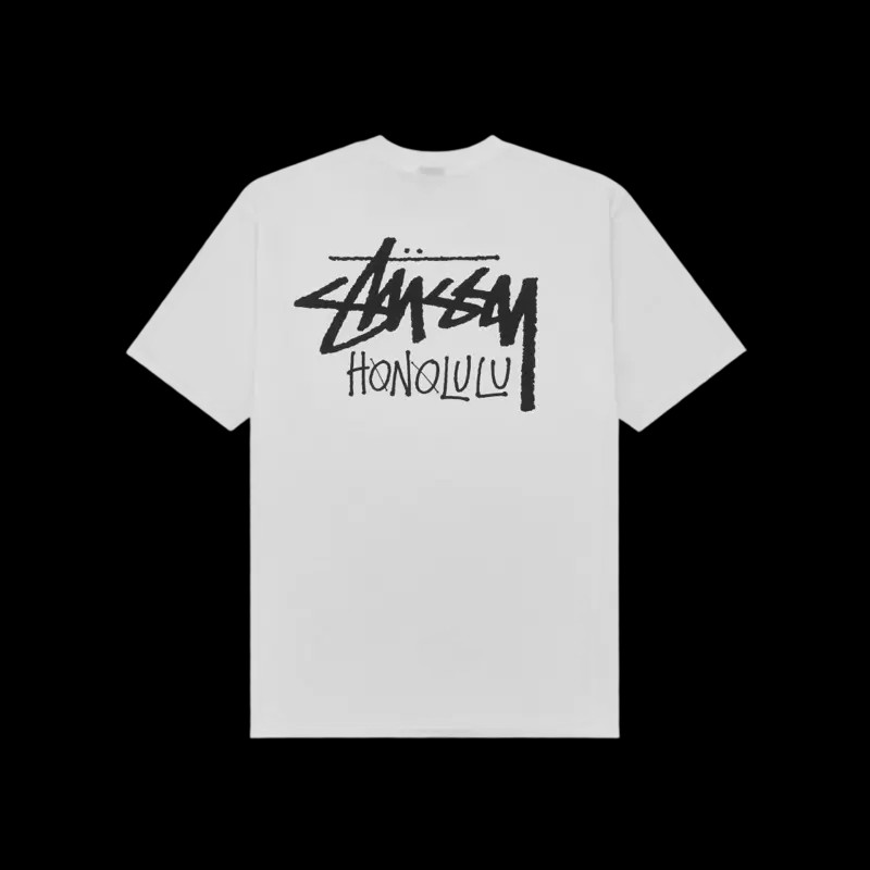 Size L - Stussy Honolulu Tee White STUSSYHONOLULU