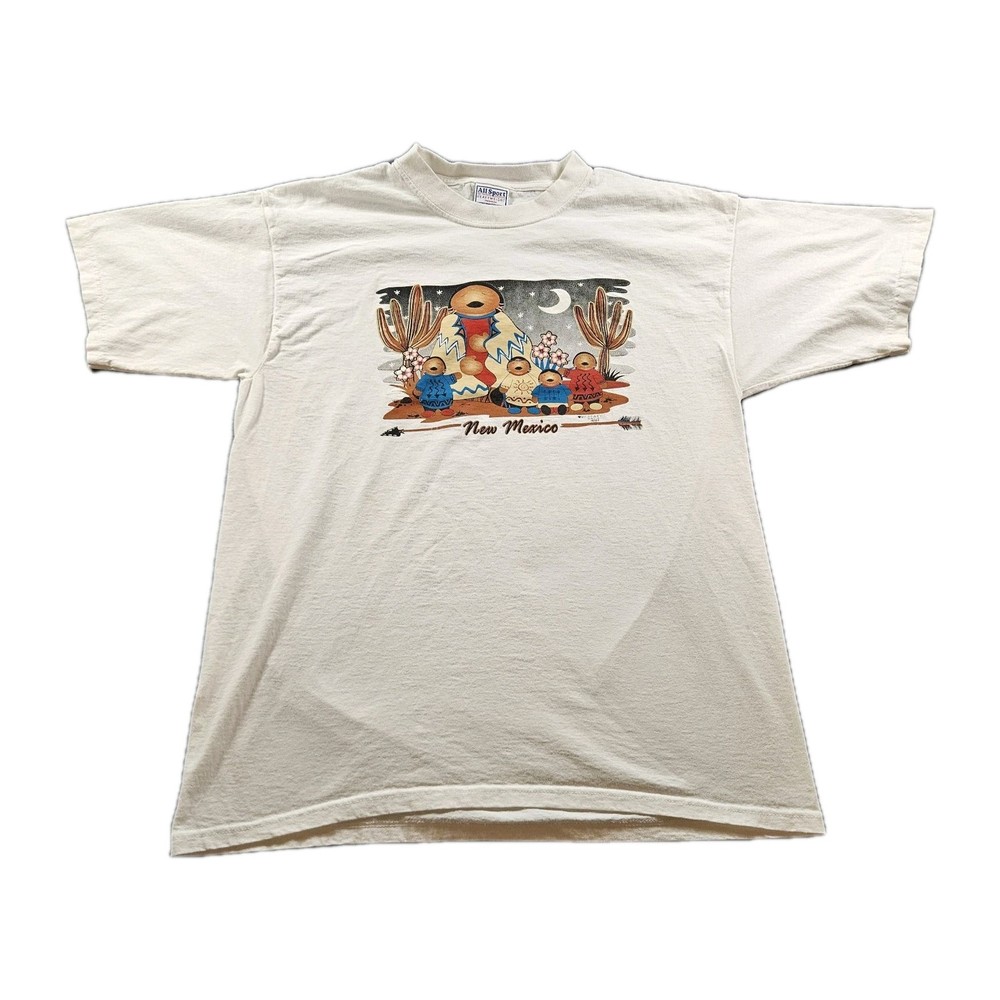 Vintage New Mexico 90s Tourist Graphic T-Shirt All Sport Tag XL FAST SHIPPING