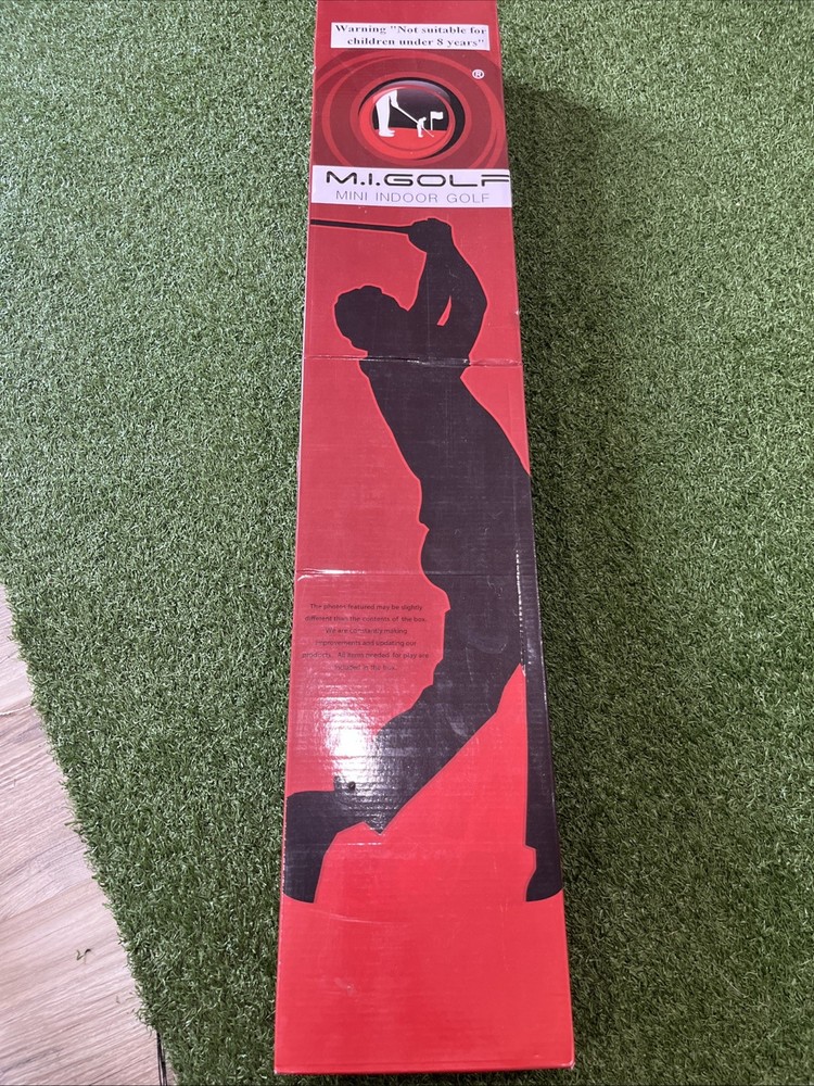 Vintage M.I. Golf Mini Indoor Golf Set with Original Box
