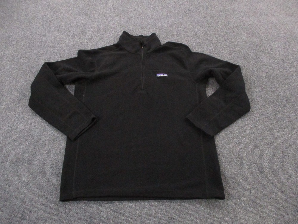 Patagonia Jacket Men S Black Micro D Fleece Pullover Jumper Hiking Camping 26175