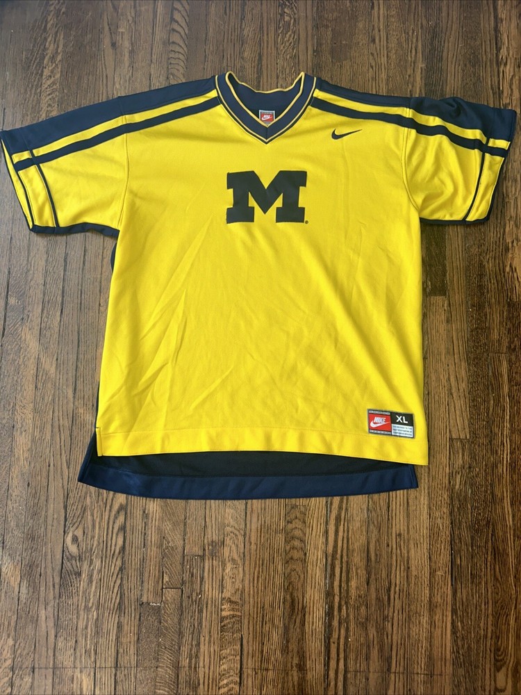 Nike Michigan Team Sports Warm Up Vintage Mens XL Basketball