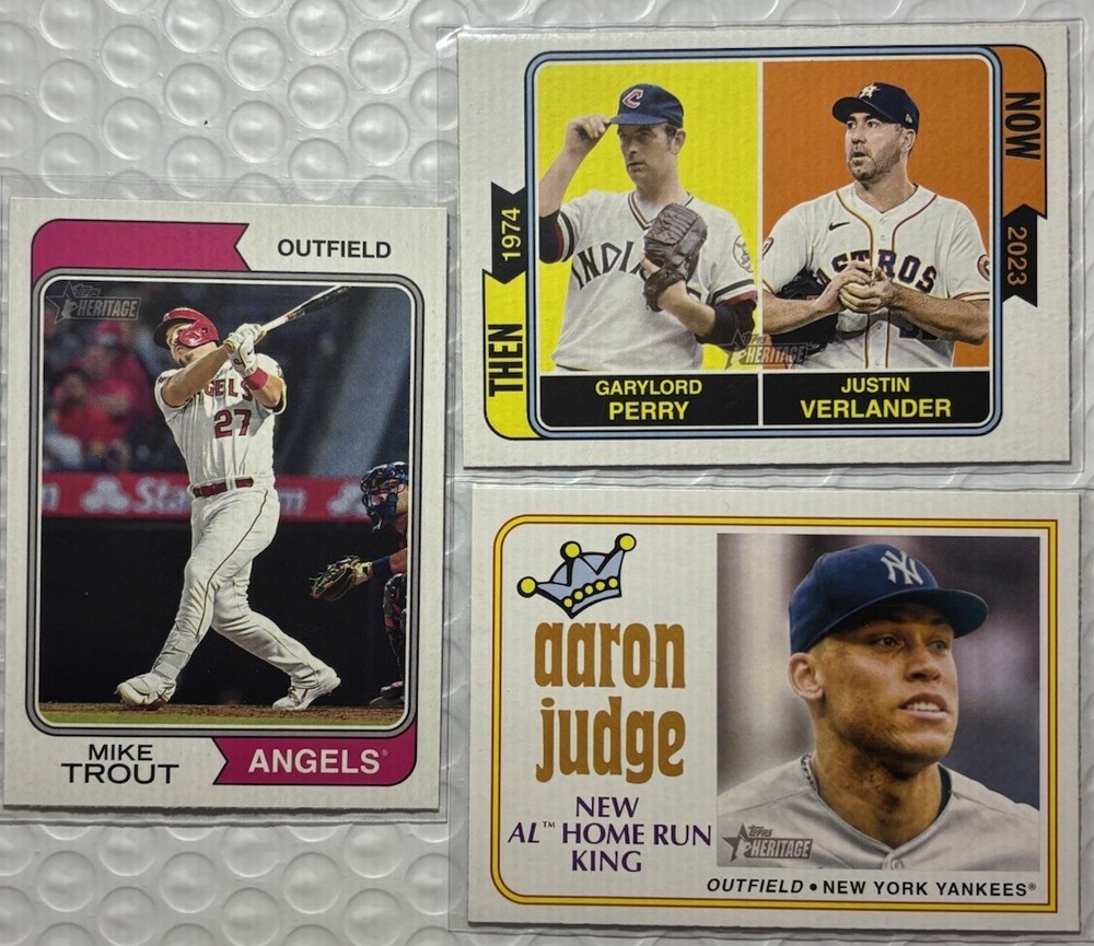 2023 Topps Heritage Baseball Cards - Bulk Discounts Start at .99 Cents