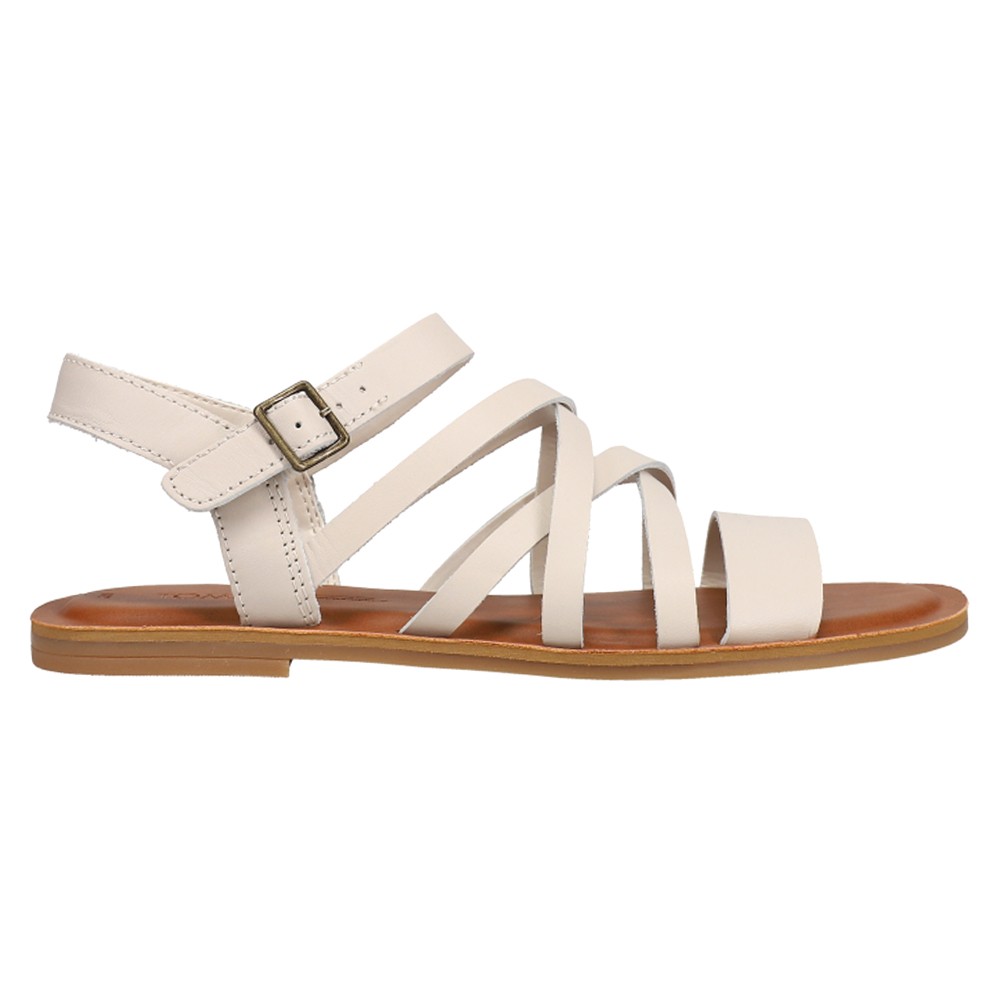 TOMS Sephina Women's Off White Strappy Casual Sandals Style 10019740