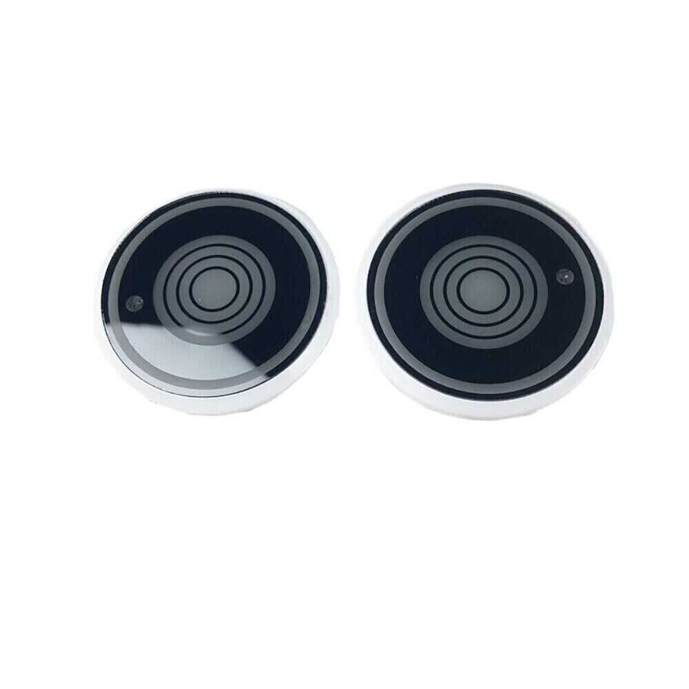 2-Pack 7-Color LED Car Cup Holder Coaster Mats with Anti-Slip Auto Atmosphere Lights