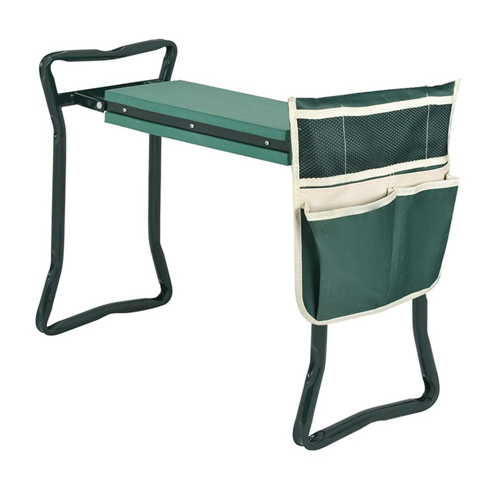 Multifunctional Garden Kneeler & Seat - Heavy Duty Folding Kneeling Bench wit...
