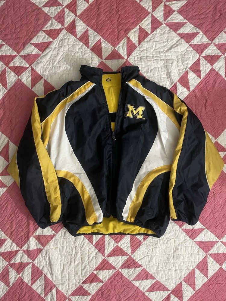 Vintage 90s Reversible Michigan Jacket XL