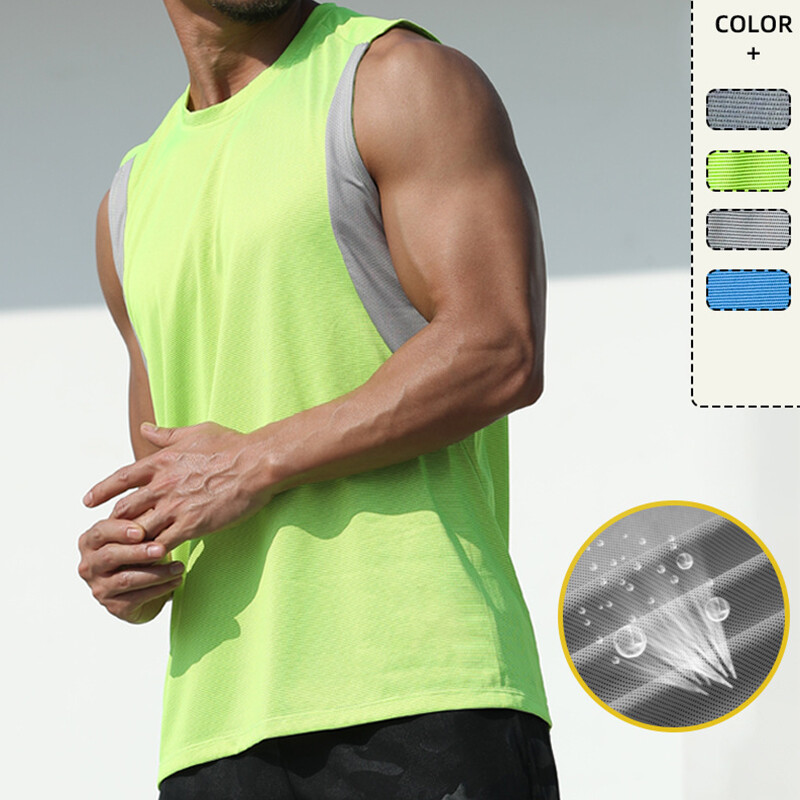 Men's Gyms Bodybuilding Fitness Muscle Sleeveless Singlet T-shirt Top Vest Tank~