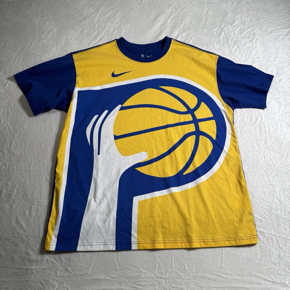 Nike Indiana Pacers Tee Shirt Mens Large Loose Fit Essential City Edition NBA