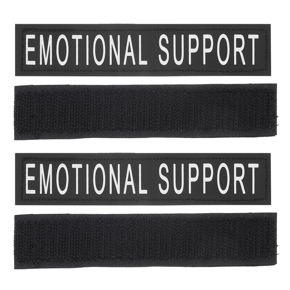 2 Pairs Dog Harness Stickers Self-adhesive Patches for Pet Labrador