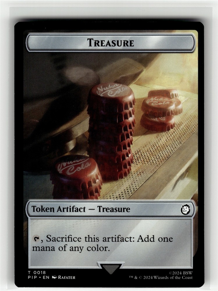 TREASURE (0018) // WASTELAND SURVIVAL G Fallout Commander #18//20 PIP(NM+)(MTG)