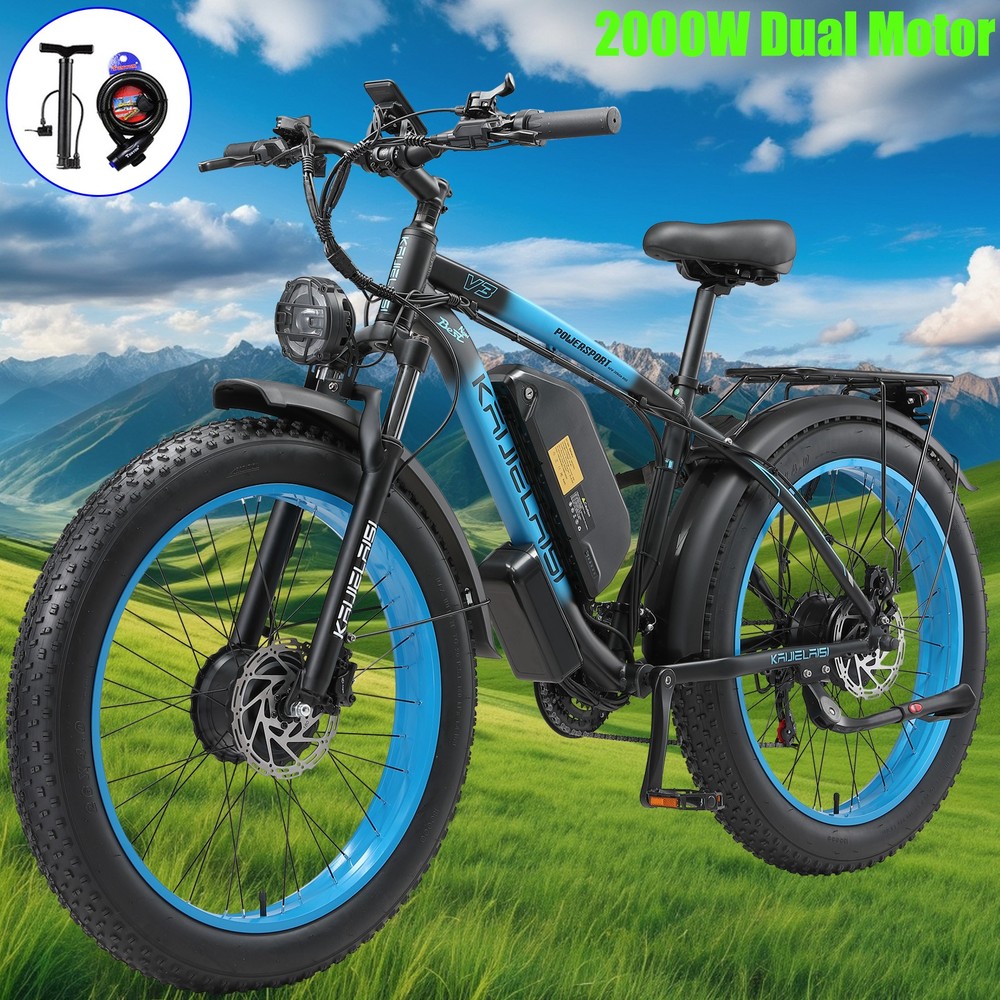 KETELES 48V 2000W Dual Motor Electric Dirt Bike for Adults 35MPH 26