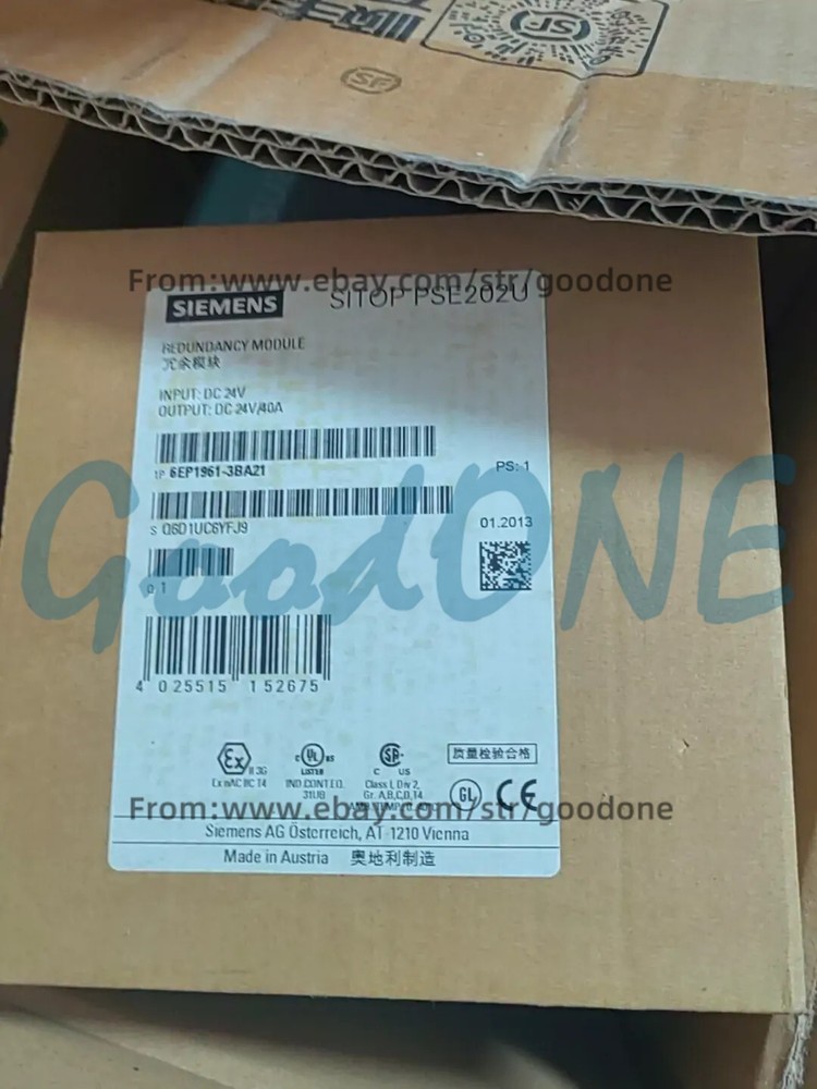 Siemens SITOP PSE202U 24V 40A Redundancy Module 6EP1961-3BA21