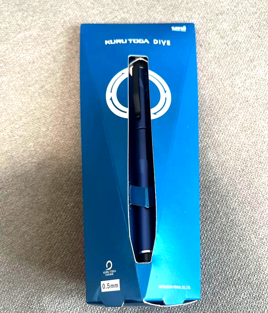 Uni Kuru Toga Dive Auto Lead  MOONNIGHT BLUE Mechanical Pencil 0.5mm Japan