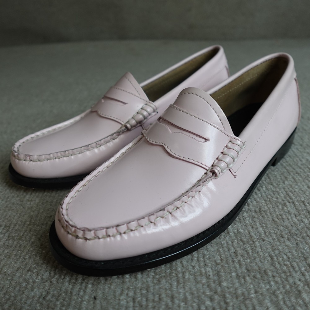 Bass Wejuns Womens Loafers 8 Pink Whitney