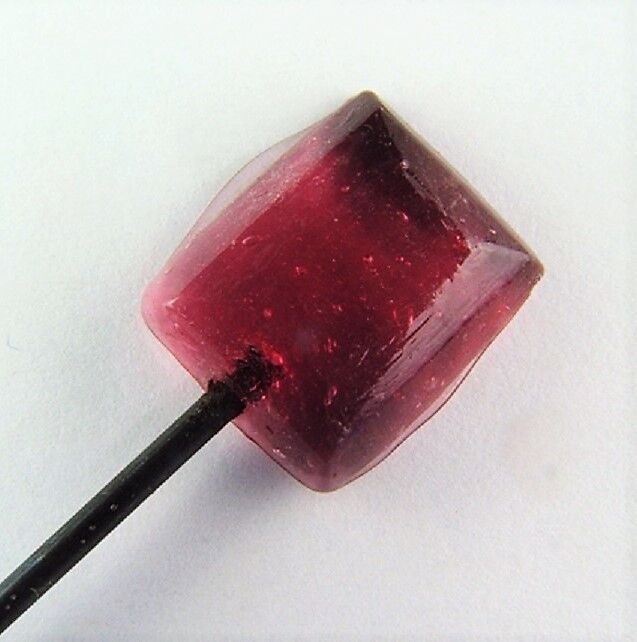 Vintage Fab Glass Hatpin HP-179 with Elegant Paneled Design