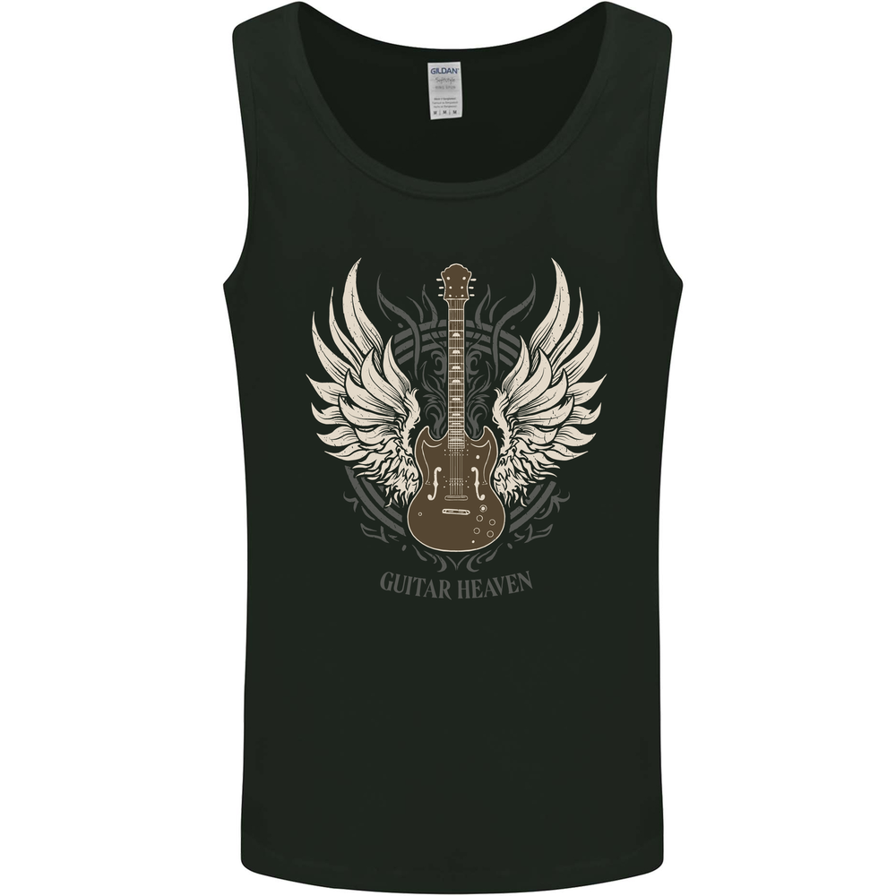Guitar Heaven Rock n Roll Music Heavy Metal Mens Vest Tank Top