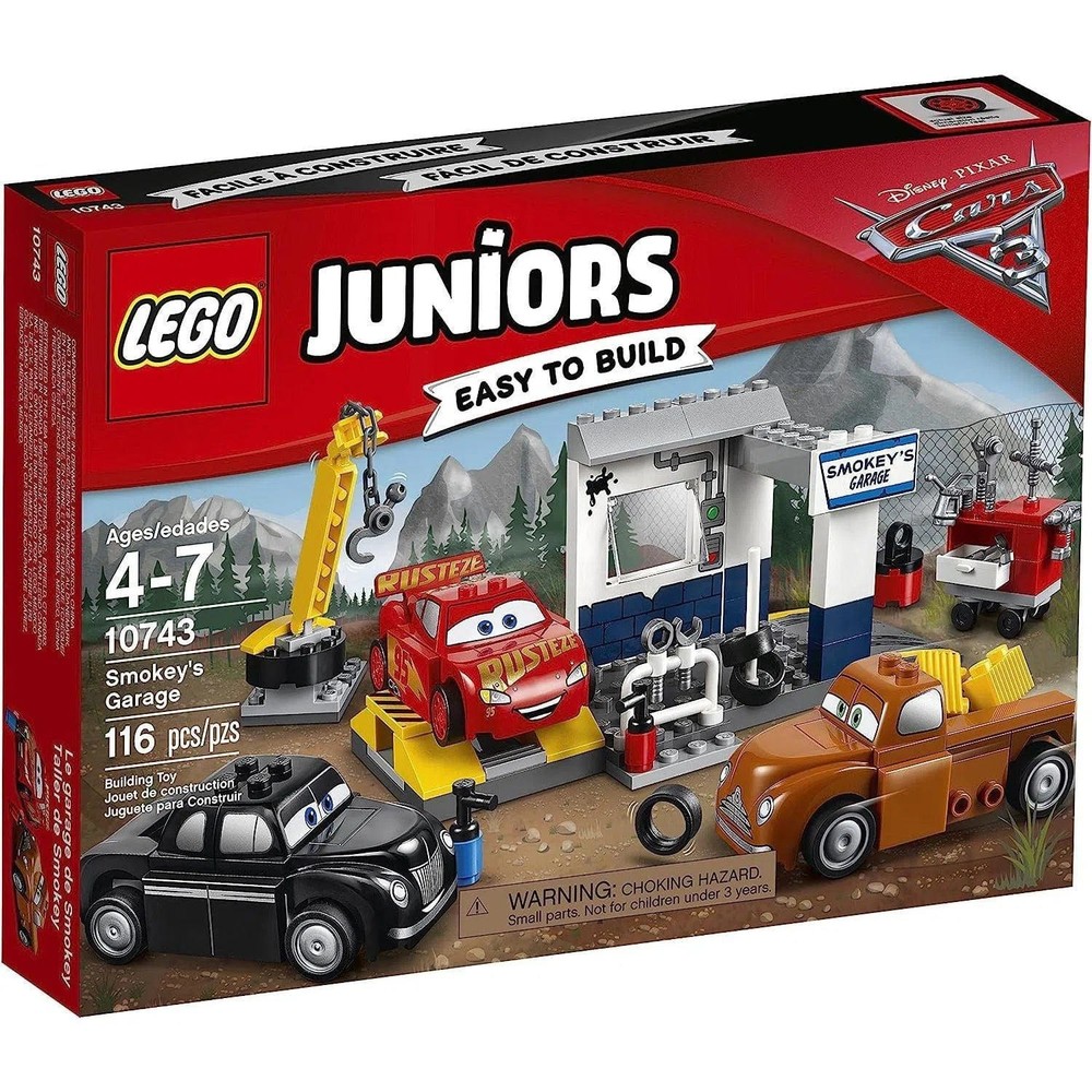 LEGO Juniors Disney Cars 3 Smokey's Garage Building Set 10743