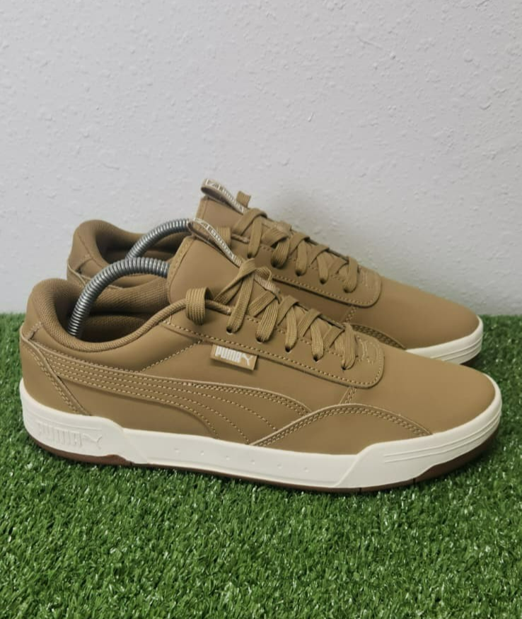 NEW Puma Skate C Buck Skater Shoes Mens 10 Brown Low Top Athleisure Sneakers