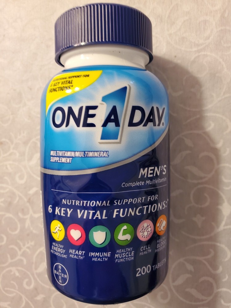 One A Day Men’s Multivitamin Supplement Tablet for Health Support  200 Ct SEALED