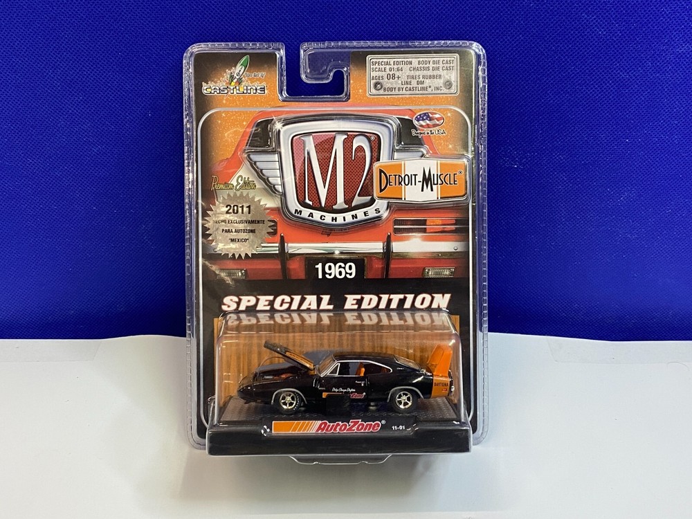 M2 MACHINES DETROIT MUSCLE AUTOZONE 1969 DODGE DAYTONA HEMI MEXICO EXCLUSIVE